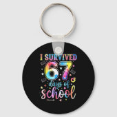 I Survived 67 Days Of School Funny 67 Meme Teacher キーホルダー (正面)