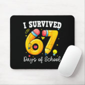I Survived 67 Days Of School Funny 67 Meme Teacher マウスパッド (マウス)