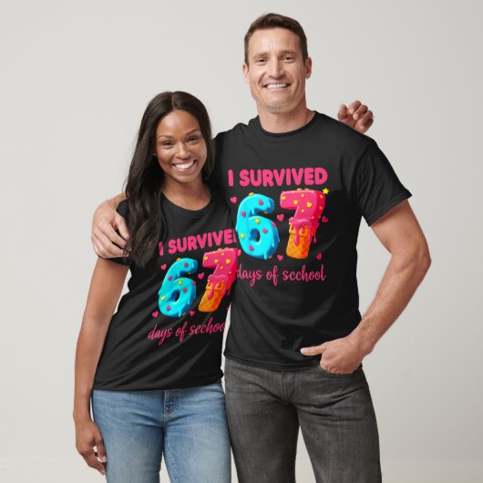 I Survived 67 Days Of School Funny 67 Meme Teacher Tシャツ (ユニセックス)