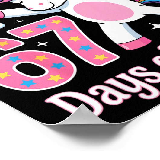 I Survived 67 Days Of School Funny 67 Teachers Kid ポスター (角)