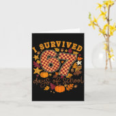 I Survived 67 Days Of School Funny 67 Teachers Stu カード (黄色い花)