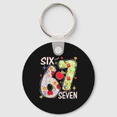 I Survived 67 Days Of School Funny 67 Teachers Stu キーホルダー (正面)