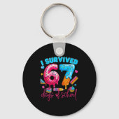 I Survived 67 Days Of School Funny 67 Teachers Stu キーホルダー (正面)