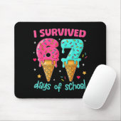 I Survived 67 Days Of School Funny 67 Teachers Stu マウスパッド (マウス)