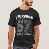 I Survived 67 Days Of School Funny 67 Teachers Stu Tシャツ (正面)