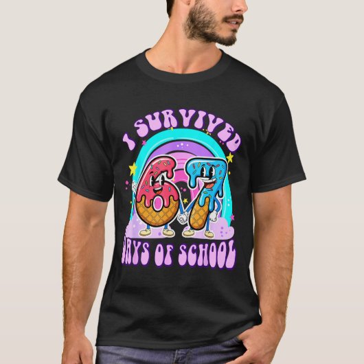 I Survived 67 Days Of School Funny 67 Teachers Stu Tシャツ (正面)