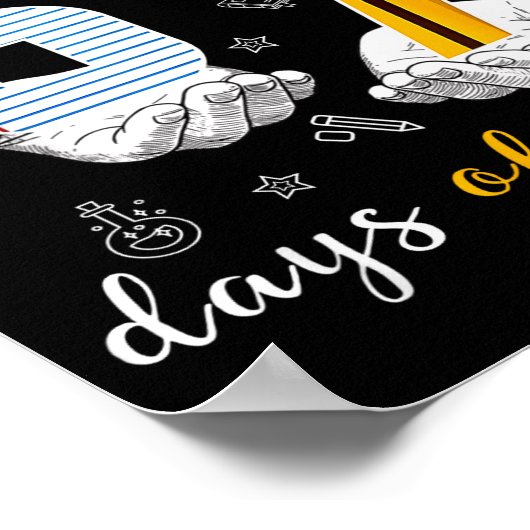 I Survived 67 Days Of School Funny 67th Day Teache ポスター (角)