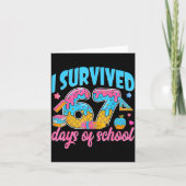 I Survived 67 Days Of School Funny 6 7 Meme Teache カード (正面)