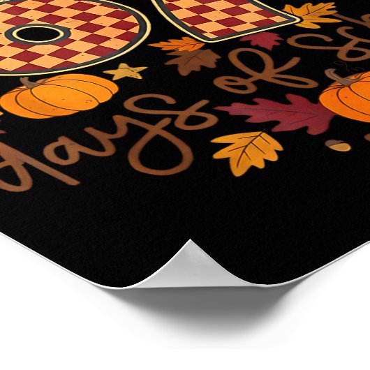 I Survived 67 Days Of School Funny 6 7 Thanksgivin ポスター (角)