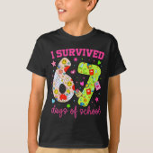 I Survived 67 Days Of School Funny Camouflage Boy Tシャツ (正面)