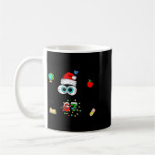 I Survived 67 Days Of School Funny Christmas Black コーヒーマグカップ (左)