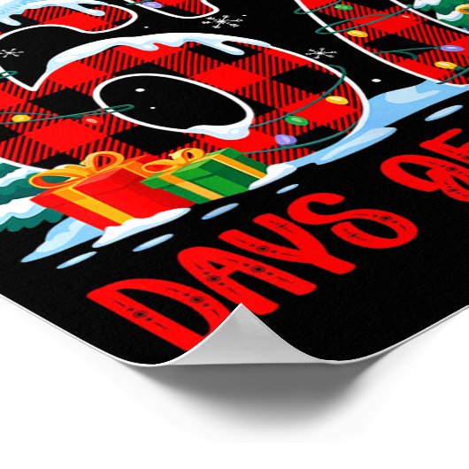 I Survived 67 Days Of School Funny Christmas Six S ポスター (角)