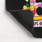 I Survived 67 Days Of School Funny Leopard Student マウスパッド (コーナー)