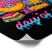 I Survived 67 Days Of School Funny Meme Ice Cream ポスター (角)