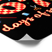 I Survived 67 Days Of School Funny Meme Student Te ポスター (角)