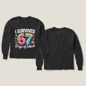 I Survived 67 Days of School Funny Meme Teacher  (デザイン 正面＆背面)