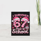 I Survived 67 Days Of School Funny Meme Teacher St カード (正面)