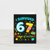 I Survived 67 Days Of School Funny Meme Teacher St カード (正面)