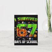 I Survived 67 Days Of School Funny Meme Teacher St カード (正面)