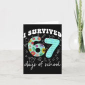 I Survived 67 Days Of School Funny Meme Teacher St カード (正面)