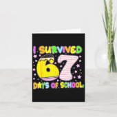 I Survived 67 Days Of School Funny Meme Teacher St カード (正面)