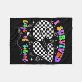 I Survived 67 Days Of School Funny Meme Teacher St フリースブランケット (正面(横))