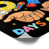 I Survived 67 Days Of School Funny Meme Teacher St ポスター (角)