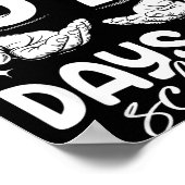 I Survived 67 Days Of School Funny Meme Teacher St ポスター (角)