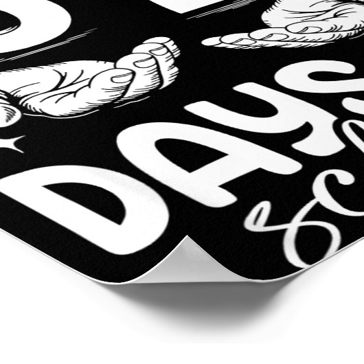 I Survived 67 Days Of School Funny Meme Teacher St ポスター (角)