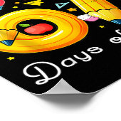 I Survived 67 Days Of School Funny Meme Teacher St ポスター (角)