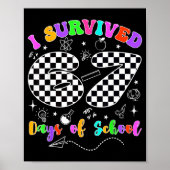 I Survived 67 Days Of School Funny Meme Teacher St ポスター (正面)