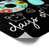 I Survived 67 Days Of School Funny Meme Teacher St ポスター (角)