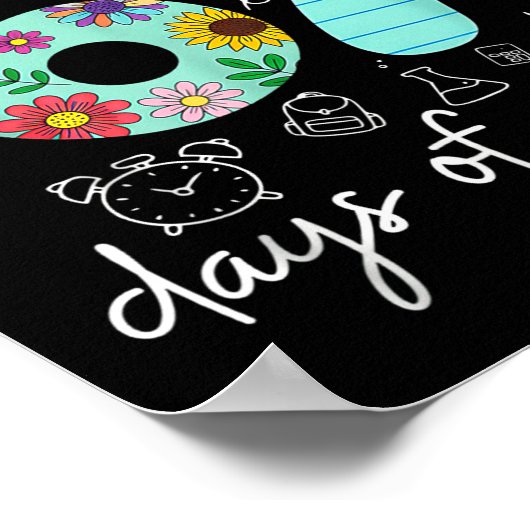 I Survived 67 Days Of School Funny Meme Teacher St ポスター (角)