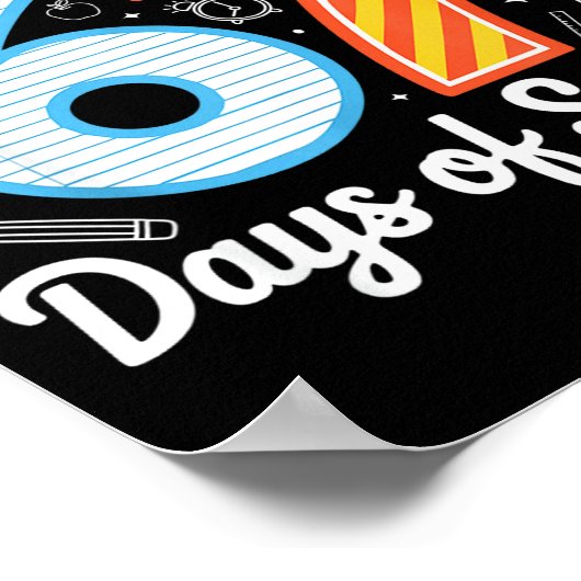 I Survived 67 Days Of School Funny Meme Teacher St ポスター (角)