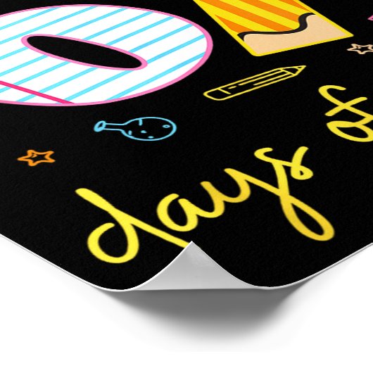 I Survived 67 Days Of School Funny Meme Teacher St ポスター (角)