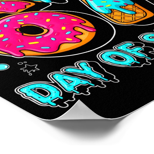 I Survived 67 Days Of School Funny Meme Teacher St ポスター (角)