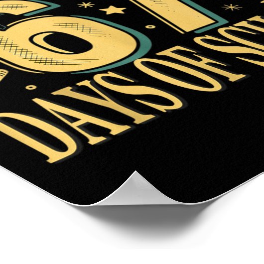 I Survived 67 Days Of School Funny Meme Teacher St ポスター (角)