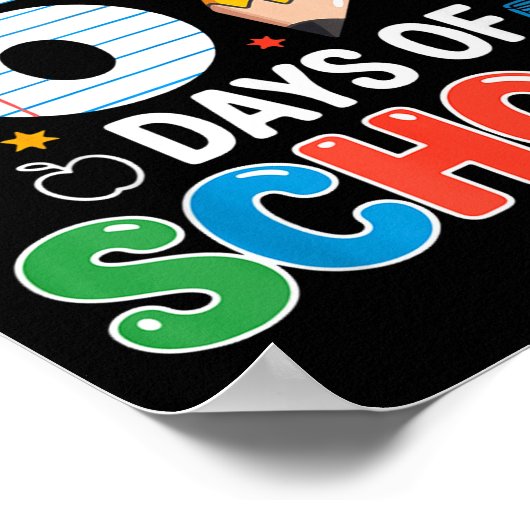 I Survived 67 Days Of School Funny Meme Teacher St ポスター (角)