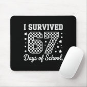 I Survived 67 Days Of School Funny Meme Teacher St マウスパッド (マウス)