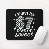 I Survived 67 Days Of School Funny Meme Teacher St マウスパッド (マウス)