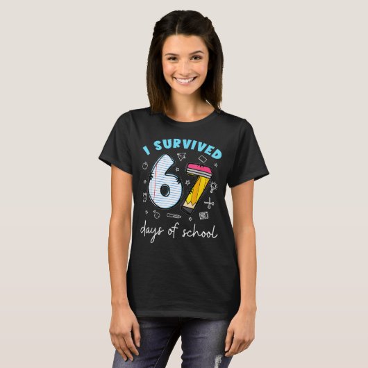 I Survived 67 Days Of School Funny Meme Teacher St Tシャツ (正面フル)