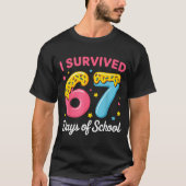 I Survived 67 Days Of School Funny Meme Teacher St Tシャツ (正面)