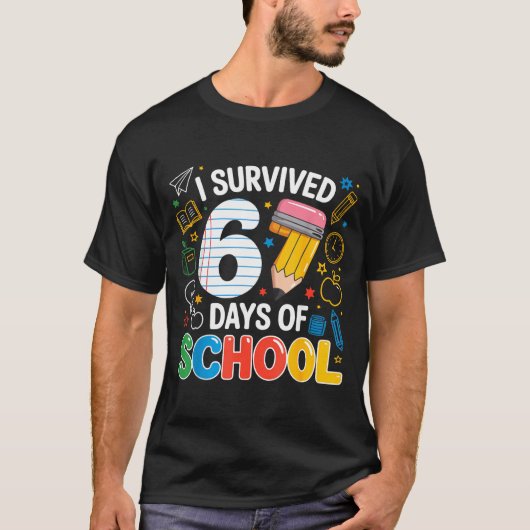 I Survived 67 Days Of School Funny Meme Teacher St Tシャツ (正面)
