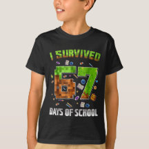 I Survived 67 Days of School Funny Pixel Gamer