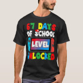I Survived 67 Days Of School Gamer 67 Days Student Tシャツ (正面)