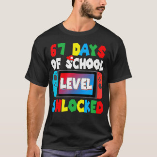 I Survived 67 Days Of School Gamer 67 Days Student Tシャツ