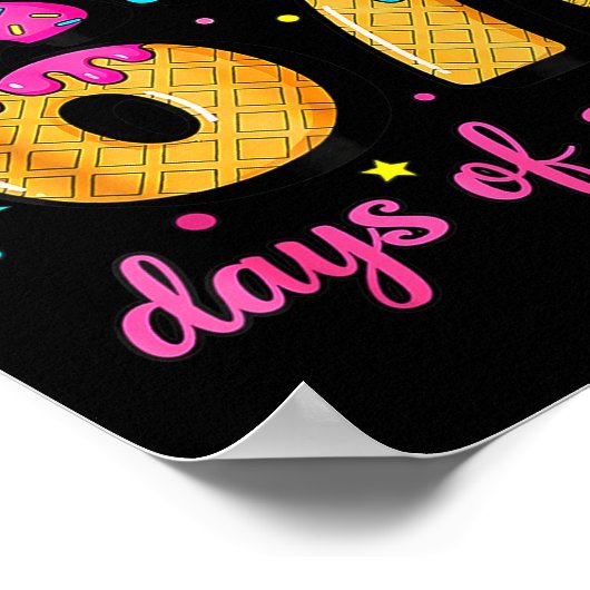 I Survived 67 Days Of School Ice Cream Drip Six Se ポスター (角)