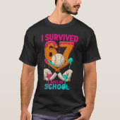 I Survived 67 Days of School Ice Cream Six Seven M Tシャツ (正面)