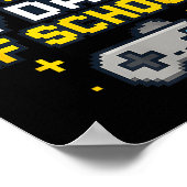 I Survived 67 Days Of School Retro Gaming Controll ポスター (角)