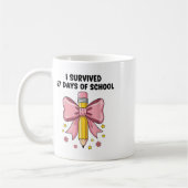 I Survived 67 Days Of School Six Seven Meme For Me コーヒーマグカップ (左)